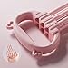 Stretch Bands for Exercise, Pilates Equipment, Resistance Fitness Pull Rope, TPE Material, Antislip Handle, Quanlity Tension Rope, Elastic Bands, for Home Gym Waist Abdomen Arm