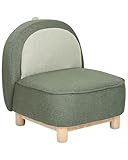 La structure et les pieds sont en bois pour une assise stable et durable