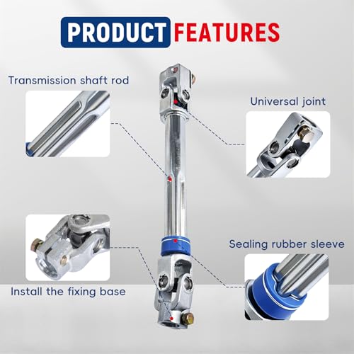 waltyotur Steering Column Lower Intermediate Shaft Replacement for F-150 2009-2014 Replacement for Navigator 8L1Z3B676A with U-Joint Coupler by waltyotur - Image 7