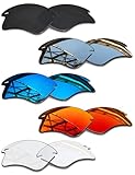 SmartVLT Set of 5 Men's Replacement Lenses for Oakley Fast Jacket XL OO9156 Sunglass Combo Pack S01