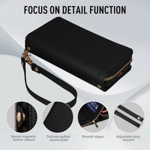 Rssviss Wallet Case for iPhone 18 Pro Max and iPhone 17 Pro Max, 6,9" Black by Rssviss - Used condition - Image 4