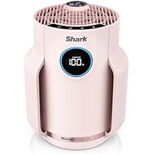 Shark Air Purifier for Home, NeverChange Compact Pro, for Bedroom, Nursery, Home Office, Dorm, HEPA-Exceeding Filter, Captures Pollutants, Pet Dander, Dust, Odor, Smoke, and More, HP072PK, Quartz