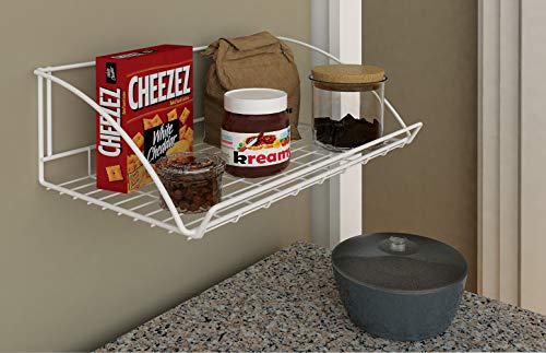 ClosetMaid 8278 18-Inch Wide Laundry Utility Hanger Shelf, White by ClosetMaid - Image 4