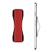 Produktbild kwmobile Smartphone Fingerhalter Griff Halter - Handyhalter Handy Halterung Einhandbedienung - für iPhone Samsung Sony LG Huawei UVM. - Schwarz Rot
