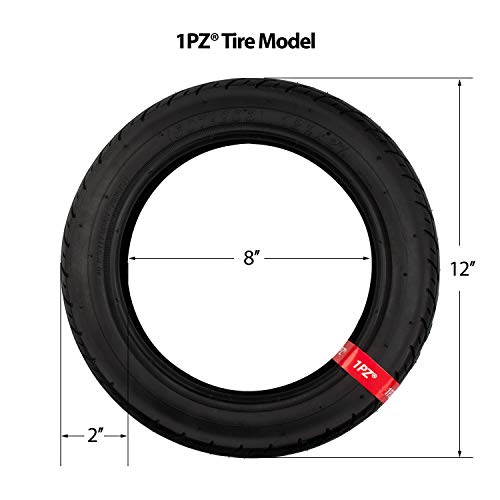 1PZ ER5-T02 Set of 12-1/2"x2-1/4" (12.5 x 2.25) Tire & Inner Tube for Razor Pocket Mod Bella Betty Bistro Daisy Hannah Sweet Pea Currie Schwinn GT IZIP eZip Gas MX125 Dirt Rocket Electric Scooter Bike - Image 5