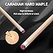 Kmise 58'' 20oz Pool Cue with Telescopic Fiber Extension Cue, Canadian Maple Handmade Professional Billiard Pool Cue Set with Leather Pool Cue Case, Pool Chalk and Gloves. (Pattern 1)