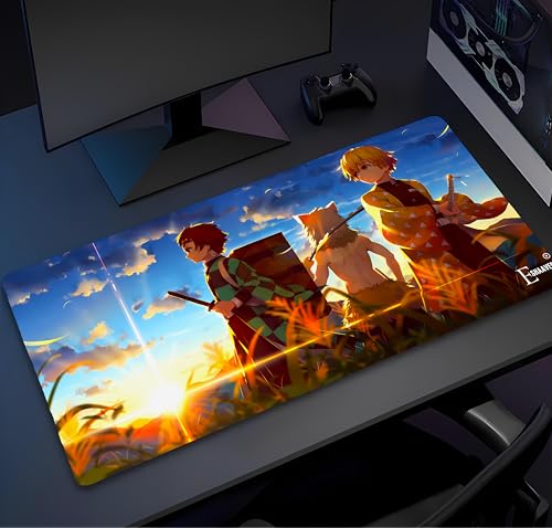 Image of Anime fearturing Large Gaming Mouse Pad, Extended Desktop Mat, 58 x 28 cm (DS 2)