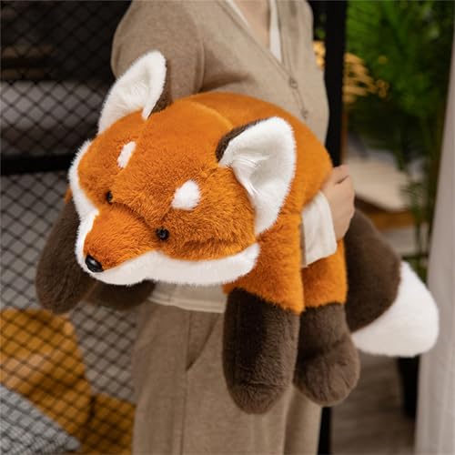 champracer Fuchs Plüschtier Kissen, Plüsch-Kuscheltier für Kinder, superweich, 45 cm, Fuchs Stofftier, Geburtstagsgeschenk