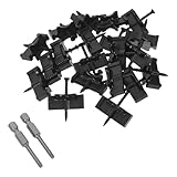 Fixation sécurisée pour une stabilité durable : grâce à des fixations invisibles robustes et des vis en acier inoxydable, ces fixations assurent une adhérence optimale sur les lames de terrasse composites, garantissant ainsi leur stabilité et minimisant les besoins d’entretien