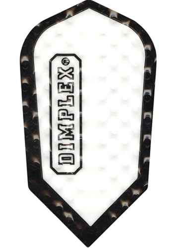 Us Darts Dimplex White Slim Dart Flights - 3 Sets #TOP26