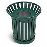 Gaonala Round Slatted Metal 27.6 Inch