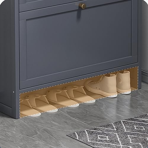 Étagère à chaussures rabattable compacte avec fixations de sécurité