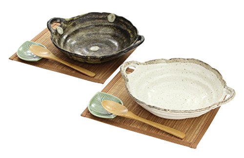 美濃焼 風趣 ナチュラルスタイル カップ＆カレー皿ペアセット