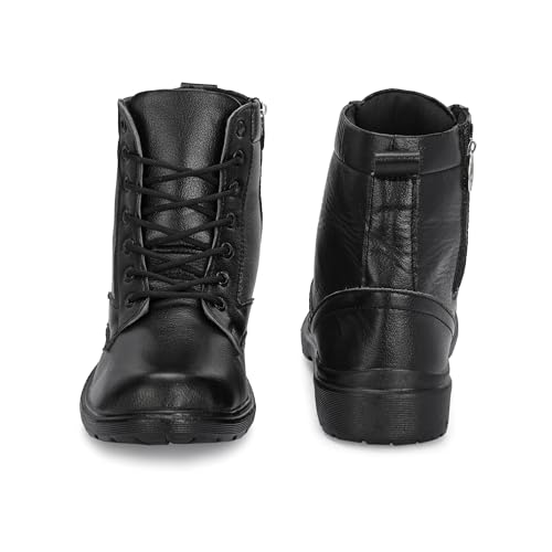 Image of Shoe Island Leatherette Tan Brown Edition Zipper Heavy Duty High Ankle Length Long Boots for Men (HB9711)