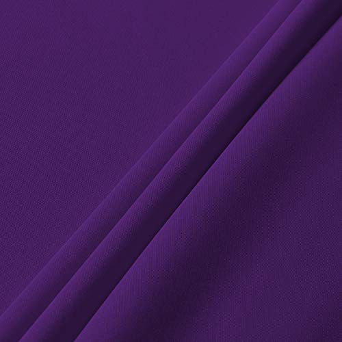 Image of sancua Rectangle Tablecloth - 60 x 60 Inch - Stain and Wrinkle Resistant Washable Polyester Table Cloth, Decorative Fabric Table Cover for Dining Tables, Buffet Parties and Camping, Purple