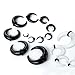 Produktbild Lai-LYQ Ohrstecker Für Frauen, 1 Stück Acryl Crescent Taper Flesh Tunnel Ohr Bahre Expander Buffalo Hanger Ohrring Für Hochzeit Bar Abend Party Schmuck Geburtstagsgeschenk 16mm