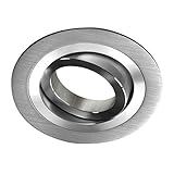 CristalRecord 01-010-00-003 Empotrable Helium Redondo, Aluminio pulido