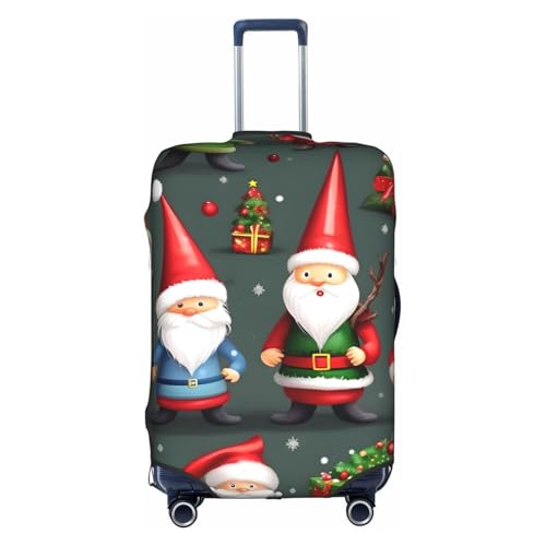 Housse de protection pour bagage de Noël blanche taille L pour valise de 45 à 81 cm