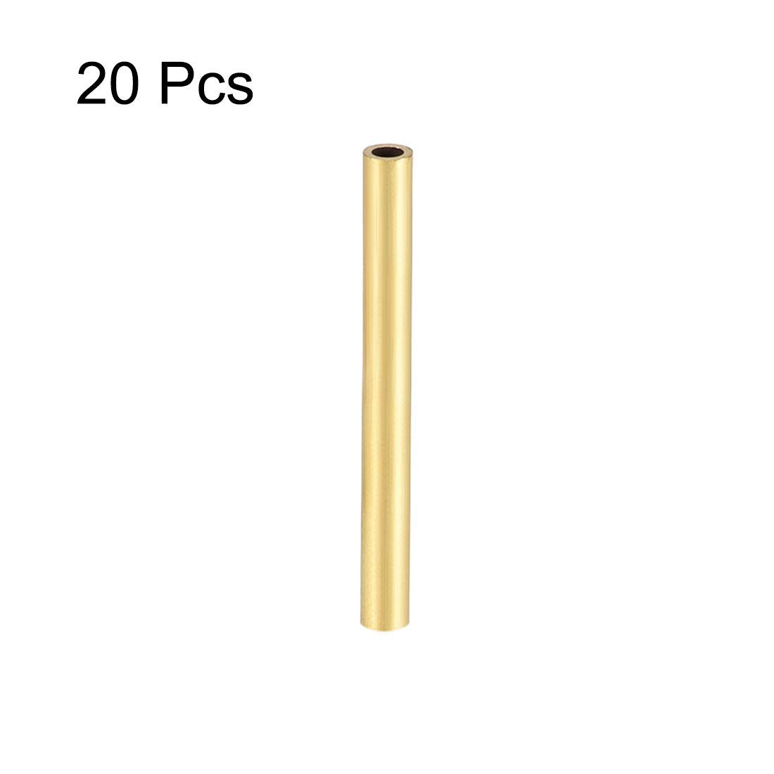 uxcell Messing-Rundrohr, 3 mm Außendurchmesser, 0,5 mm Wandstärke, 30 uxcell Messing-Rundrohr, 3 mm Außendurchmesser, 0,5 mm Wandstärke, 30