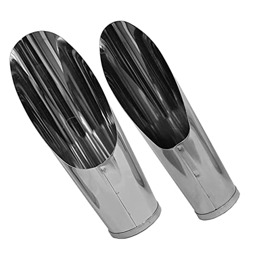 Sosoport Cultivation Scoops 2pcs Stainless Steel Planting Shovel Gardening Cup Planting Tool