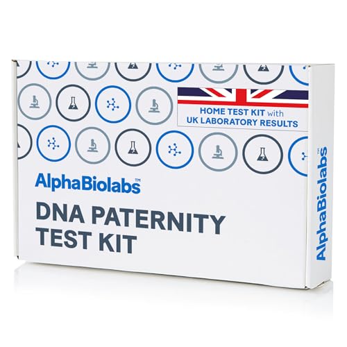 AlphaBiolabs DNA Paternity Test Kit - 100% Accurate - UK Laboratory - Fast Next Day Results