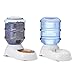 AmazonBasics Gravity Pet Food Feeder and Water Dispenser Bundle, Large (2.5-Gallon Capacity)