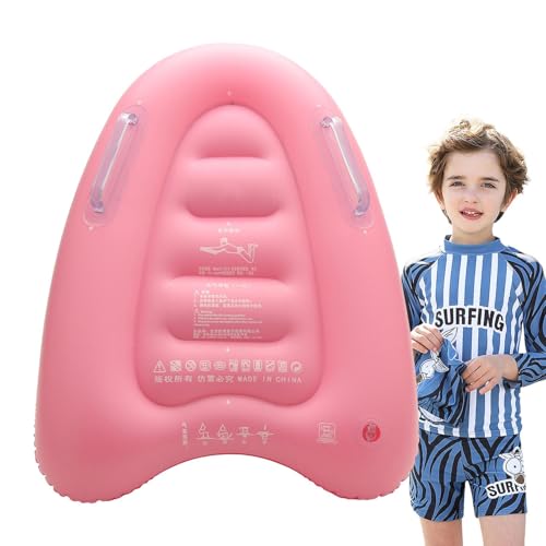 Tablero De Natación Inflable para Niños | Bodyboard con Manijas Dobles para Aprender A Nadar | Tabla Ligera para Playa, Piscina, Lago, Mar, Entrenamiento Acuático, Diversión De Verano