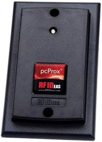 RF Ideas pcProx Reader USB HID Prox Compatible Wall Mount Black (P/N RDR-60W1AKU)
