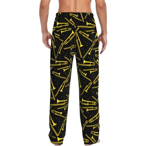 Smiley Face Men'S Pajama Pants Soft Sleep Lounge Pants Pjs Bottoms With Pockets3