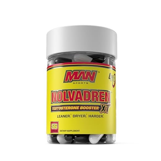 Man Sports Nolvadren XT Advanced Hormonal Support - Low Hormonal Supplements for Men - Muscle Builder Supplements for Men - Naturally Supports Free Hormonal Support Levels - 56 Capsules for 28 Days