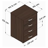 Mejores precios y opiniones de Cajonera 4 cajones los mejores 10. 25 Mejores precios y opiniones de Cajonera 4 cajones los mejores 10. 25