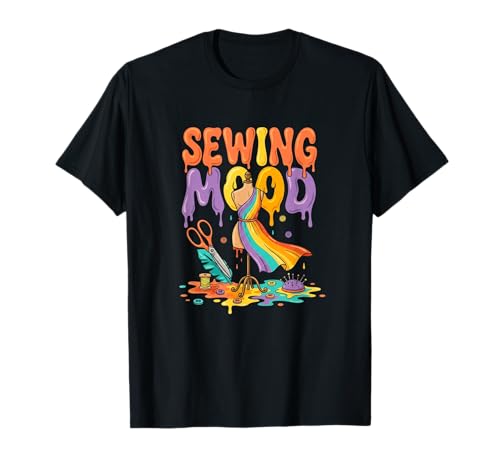 Sewing Mood Rainbow Dressmaker Aesthetic T-Shirt