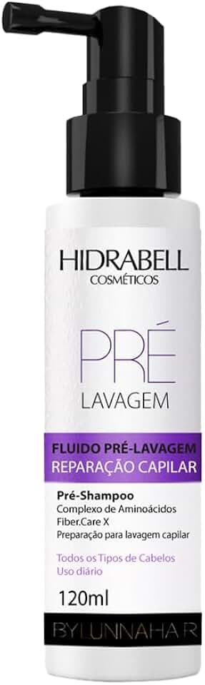 Pré Poo Limpeza Capilar com Ação Acidificante e Antiqueda Hidrabell 120ml