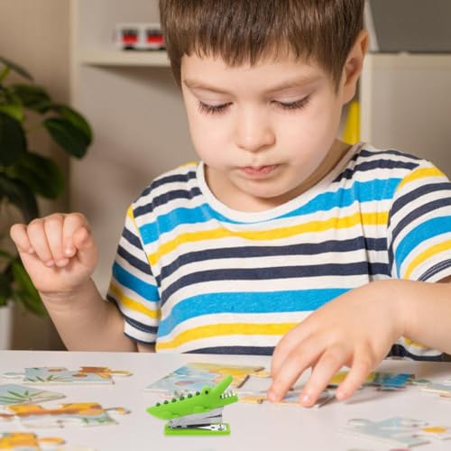 Agrafeuse crocodile anti blocage pour ne plus perdre vos feuilles de cours - 3