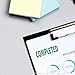 Large Pre-Inked Completed Stamp, Green Ink Phrase Stamp for Office Managers, 7/8 x 2-1/4, Quality, Durable, Easy-to-Use, Ideal for Efficient Document Management and Workflow Organization