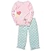 Produktbild Carter's Zweiteiler Fleece Girl Mädchen Schlafanzug Gr. 98/104 Maus Love 2 teilig Pajama rosa US Size 4 t