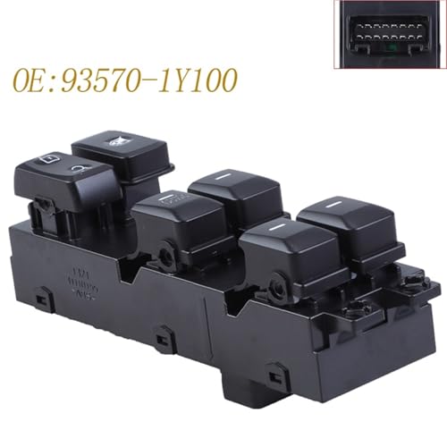 Interrupteur de vitre Kia Picanto 2010-2013 commande électrique 93570-1Y100 - 2