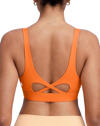 Image of RUNNING GIRL Sports Bra for Women High Support, Molded Cup High Impact Sports Bras with Sewn in Pads Workout Running Bra