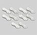 Wonderpark - 10 Pcs Padded Real Leather Unisex Back Heel Grips Protector Shoe Boot Inserts Insoles Pad Cushion - Abrasion & Blister Resistant
