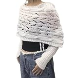 Nvzi Scarf with Sleeves, Knitted Cable Wrap,...