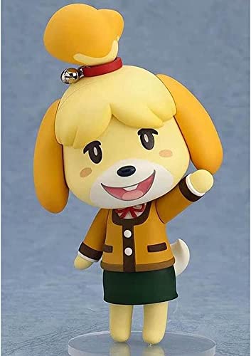 Pluvo Animal Crossing Action Figures,Isabelle Nendoroid Winter Version Pvc - 11Cm #TOP4