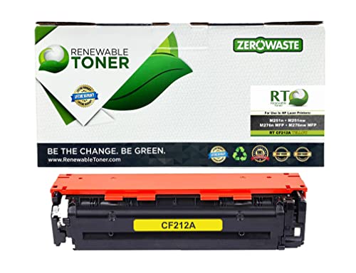 131A RT Compatible Replacement for HP CF212A Color Laser Jet M251n M276n M251nw M276nw Printer Cartridge (Yellow) 131A RT Compatible Replacement for HP CF212A Color Laser Jet M251n M276n M251nw M276nw Printer Cartridge (Yellow)