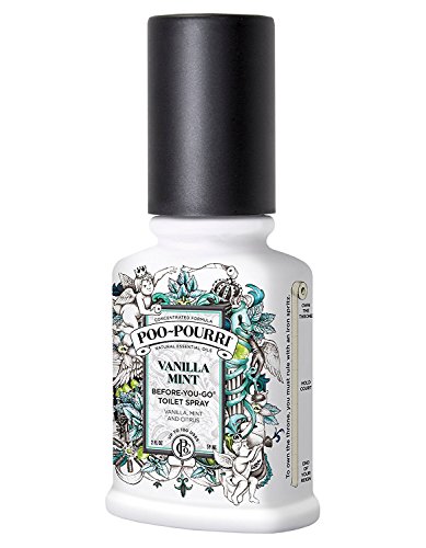 Poo-Pourri Before-You-Go Toilet Spray, Vanilla Mint, 2 Fl Oz - Vanilla, Mint and Citrus