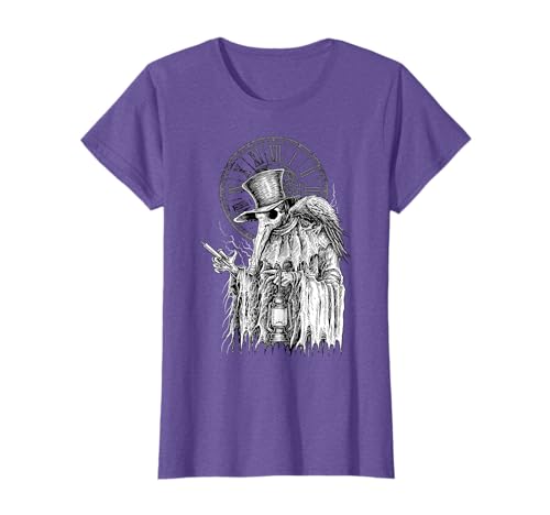 Plague Doctor Death Virus with Raven T-Shirt
