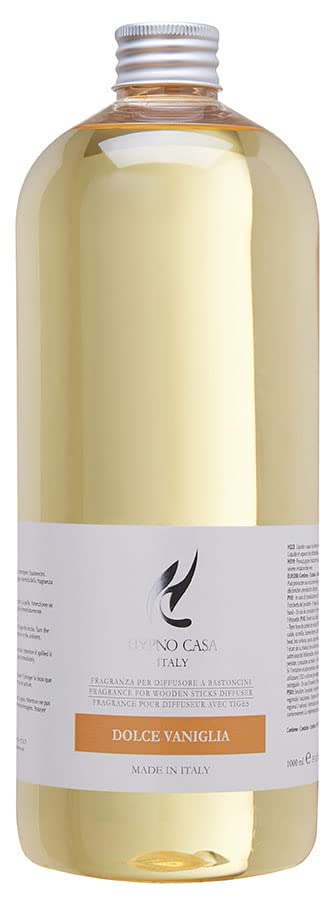 HYPNO CASA - Ricarica per Diffusore Profumatore, fragranza Dolce Vaniglia 1000 ml