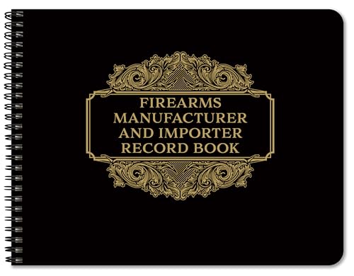 BookFactory Firearms Manufacturer & Importer Gun Log Book, Wire-O, 100 Pg