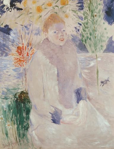 Portrait d'une dame par Ernst - Toile murale abstraite salon au design poétique 60x90