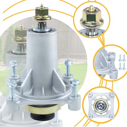 BOSFLAG 3 Pack 587819701 Spindle Assembly Kit Replaces AYP Craftsman 187292, 192870 187281, Husqvarna 532187292, 532187281, 532125907, 532192870, 532192872, 587253301, 587820301, 539112057, 587125401