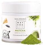 Matcha & CO | Thé Matcha Biologique Original 100% – Qualité Cérémonielle – Sans Pesticides – Poudre de Thé Vert du Japon – 30 g