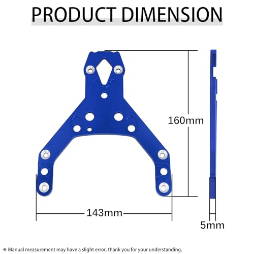 Kit plaque avant CNC HPI Baja 5B 5T 5SC Rofun KM 1/5 RC - 2